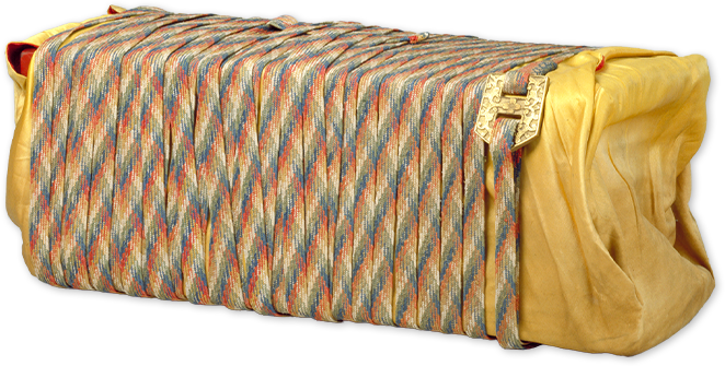 錦緞包“梵夾式”裝《白傘蓋儀軌經》