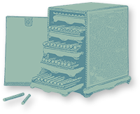 紅雕漆五屜“御制詩花卉紫毫筆”匣