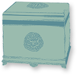 銀鎏金鏨花暖硯盒