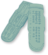 黑漆描金胡星聚琴式墨盒