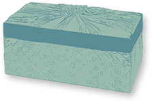 黑漆描金花果袱系紋長方形漆盒