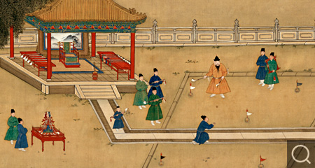 明宣宗行樂圖卷