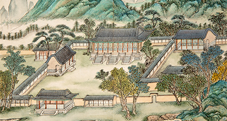 書弘歷再題避暑山莊三十六景詩并繪圖小冊