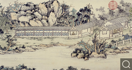 文園獅子林圖卷