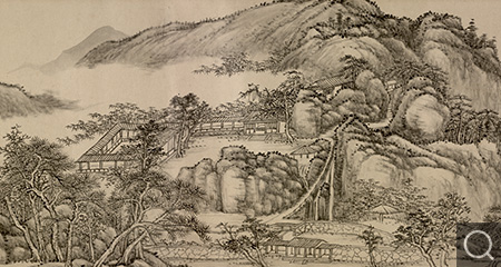 寒山千尺雪圖卷