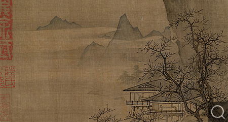 宋人溪山水閣圖頁